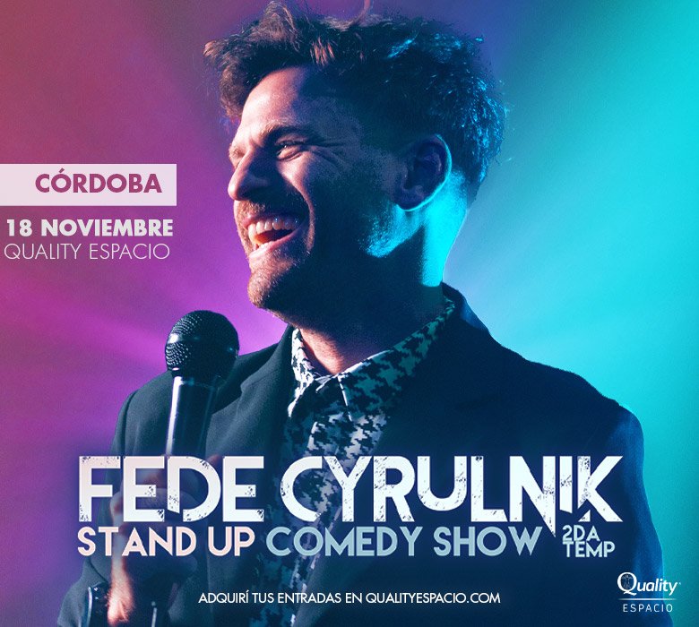 Stand Up Comedy Show de Fede Cyrulnik: risas y reflexiones sobre los signos zodiacales