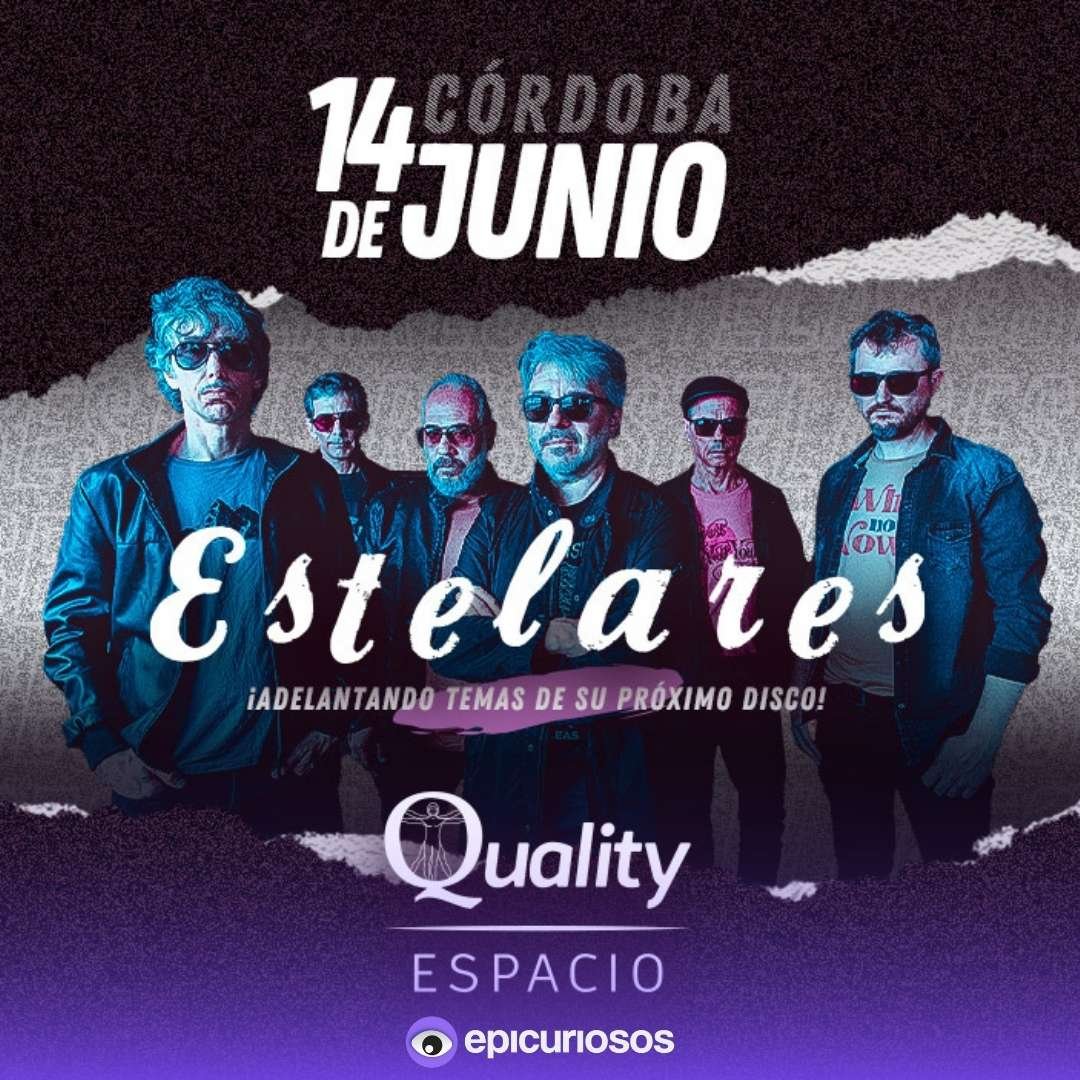 Estelares, íconos del rock argentino, brindarán un concierto especial en Córdoba